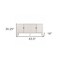Homeroots 64in White Solid Wood Sideboard with Four Doors 401679 - alternate 4