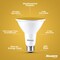 Bulbrite 90-W Equivalent, Yellow Color PAR38 Weatherproof Outdoor E26 Medium Base Flood LED Light Bulb COLOR 861908 - alternate 3