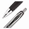 Uni-Ball Signo 207 Gel Pen, Retractable, Medium 0.7 mm, Black Ink/Barrel, PK12 33950 - alternate 8