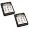Mytee Products 2PK 10'x12ft Fire Retardant Canvas Tarp w/Aluminum Grommets - 16 oz, Olive Green, 2PK FRCT10-12-OGx2 - alternate 1