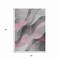 Homeroots 3' X 5' Pink Gray And Silver Abstract Washable Indoor Outdoor Area Rug 616760 - alternate 3