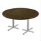 Correll Round Cafe Table, 60 in W, 60 in L, 29 in H, Particleboard Top, Walnut SCT60R-01-98-01 - alternate 1