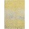 Homeroots 9' X 12' Yellow And Gold Abstract Washable Indoor Outdoor Area Rug 609472 - alternate 2