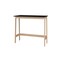 Homeroots Modern Natural And Black Narrow Table Desk 389024 - alternate 1