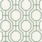 A-Street Prints Manor Green Geometric Trellis Wallpaper 4122-27047 - alternate 1