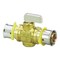 Viega PureFlow 1/2 in. x 1/2 in. Zero Lead Brass Press Ball Valve 94521 - alternate 1