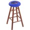 Holland Bar Stool Co Oak Bar Stool, Medium Finish, Boise State Seat RC30OSMed - alternate 1