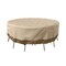 Pure Garden Round Outdoor Table Cover - 94in Heavy-Duty 600D Polyester Canvas with UV 50+ and Waterproof Backing 50-LG1300 - alternate 1