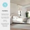 Martha Stewart Amelia Queen Upholstered Platform Bed w/Curved Headboard and Cushioned Siderails, Wood Slat, Beige TW-3WDB02B-Q-BG-MS - alternate 4