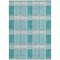 Homeroots 9' X 12' Teal Blue Gray And Ivory Plaid Washable Indoor Outdoor Area Rug 597593 - alternate 6