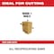 Milwaukee Tool 12" 5 TPI The Ax Sawzall  Blade (25 Pk) 48-00-8027 - alternate 2