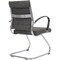 Leisuremod Benmar Modern Office Chair with Faux Leather Sled Base Task Chair & Arms BGO19CHL - alternate 5