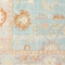 Homeroots 9' X 12' Blue and Orange Floral Stain Resistant Indoor Outdoor Area Rug 531499 - alternate 3