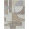 Homeroots 3' X 5' Khaki And Silver Geometric Washable Indoor Outdoor Area Rug 617920 - alternate 4