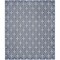 Homeroots 8' X 10' Blue And Ivory Geometric Indoor Outdoor Area Rug 573065 - alternate 1