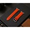 Elegani Alligator-Embossed Leather Watch Replacement Band Compatible with Apple Watch 44mm, Orange LAT-ORG-44mm - alternate 2