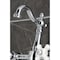Kingston Brass Two-Handle Wall Mount Bridge Kitchen Faucet, Polished Chrome KS2441PX - alternate 2