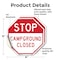 Signmission Stop Campground Closed, 4 inch X 4 inch, Vinyl Decal, 2PK OC-D-2PACK-4-285 - alternate 3