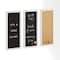 Martha Stewart Everette 18in. x 24in. Cork Board, Chalk Board, Lttr Brd Set w/Psh Pns, Mgnts, Liq Chlk, Lttrs, Wht BR-DK20221011-1-WT-MS - alternate 1