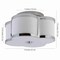 Jonathan Y Quatrefoil 13" Scalloped Shade Metal Classic Glam LED Flush Mount, Chrome JYL9507A - alternate 6