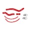 Hps Performance High Temp Reinforced Silicone Radiator Coolant Hose Kit, Red,  57-1526-RED - alternate 1