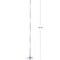 Jonathan Y Pilar 63.75" LED Integrated Floor Lamp, Chrome JYL7006A - alternate 4