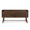 Homeroots 63" Brown Solid Wood Four Drawer Double Dresser 473102 - alternate 1