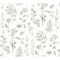 Chesapeake Bergamot Light Grey Wildflower Wallpaper 4134-72501 - alternate 1