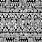 Homeroots 5' X 8' Black And Ivory Southwestern Washable Indoor Outdoor Area Rug 594149 - alternate 4