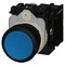 Siemens Pushbutton, 22 mm, round, plastic, blue, pushbutton, flat 3SU1100-0AB50-1BA0-ZY19 - alternate 2