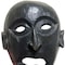 Homeroots 11" Black Solid Wood Decorative Mask Tabletop Sculpture 554705 - alternate 4
