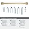 Amerock Surpass 12 inch 305mm Center-to-Center Golden Champagne Appliance Pull BP55523BBZ - alternate 3