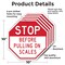 Signmission Stop Before Pulling on Scales, 10 inch X 10 inch, Aluminum Metal Signs, 5PK OC-A-5Pack-10-276 - alternate 2