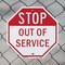 Signmission Stop Out of Service, 10 inch X 10 inch, Aluminum Metal Signs, 2PK OC-A-2PACK-10-227 - alternate 2