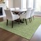 Homeroots 5' X 8' Green Black And Ivory Geometric Washable Indoor Outdoor Area Rug 596729 - alternate 4