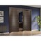 Sartodoors Sliding Closet Double Bi-fold Doors, Planum 0010 Chocolate Ash, Sturdy Tracks Moldings Trims Hardwa PLANUM0010DBF-CA-96 x 96 (4* 24x96) - alternate 3