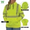 Ergodyne M Lime Class 3 Womens Performance Hi-Vis Hoodie 8304W - alternate 2
