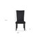 Homeroots Set of Two Black Upholstered Velvet Dining Side Chairs 564877 - alternate 4