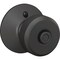 Schlage Bowery Matte Black Bed & Bath Privacy Lock F40GBWE622 - alternate 3