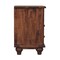 Homeroots 25" Brown Solid Wood Two Drawer Nightstand 701724 - alternate 4