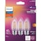 Signify Ultra Definition 40W Equivalent Soft White B11 Medium LED Decorative Light Bulb, 3PK 574392 - alternate 4