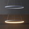 Jonathan Y Brice 23.75" Modern Contemporary Metal Round Dimmable Integrated LED Pendant, Blue JYL7203D - alternate 5