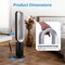 Simple Deluxe 45 Inch Bladeless Tower Fan with Remove, Cooling Fan for Indoor Use, Oscillating Fan for Home Bedro HIFANXBLALES45BS01 - alternate 2