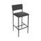 Bfm Seating Meghan Counter Height Stool, Grade 4 Upholstered Seat & Back - Steel Frame - Sand Black Finish JS33HM2185-2185SB - alternate 1