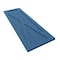 Ekena Millwork True Fit PVC Single X-Board Farmhouse Fixed Mount Shutters, Sojourn Blue, 12W x 32H, PR TFP001FH12X032HB - alternate 9