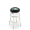 Holland Bar Stool Co 25" Chrome 2-Ring North Dakota Swivel Bar Stool, Accent Ring L7C3C25NorDak - alternate 1