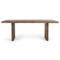 Homeroots 80" Brown Solid Wood Dining Table 549039 - alternate 4