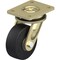Zoro Select Plate Caster, Swivel, Rubber, 6 11/16"H LS-SE 125K - alternate 1