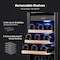 Yeego Dual Zone 15 in. 28-Bottles Wine Cooler YG-WD15R-23 - alternate 4