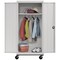 Sandusky Lee Solid Door Storage Cabinet, 36 in W, 78 in H, 24 in D, Light Gray TAWR362472-05 - alternate 4